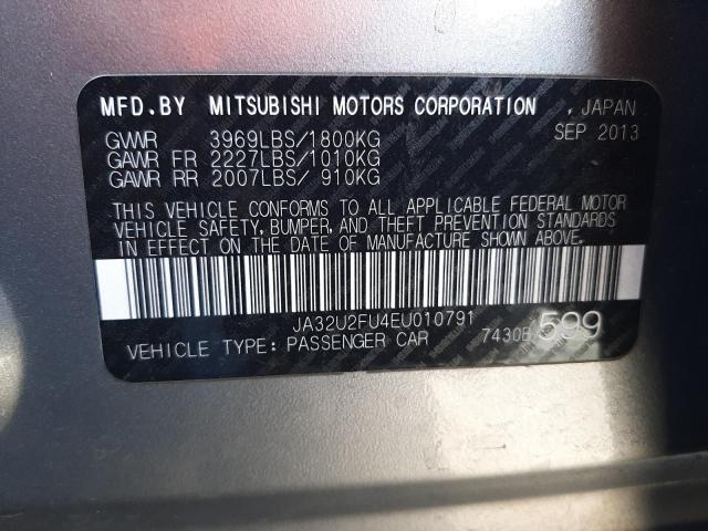 Photo 10 from auction – 2014 MITSUBISHI LANCER ES/ with VIN JA32U2FU4EU010791