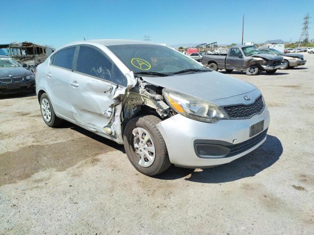 KIA RIO LX 2013 with VIN KNADM4A38D6147592 - Photo from auction