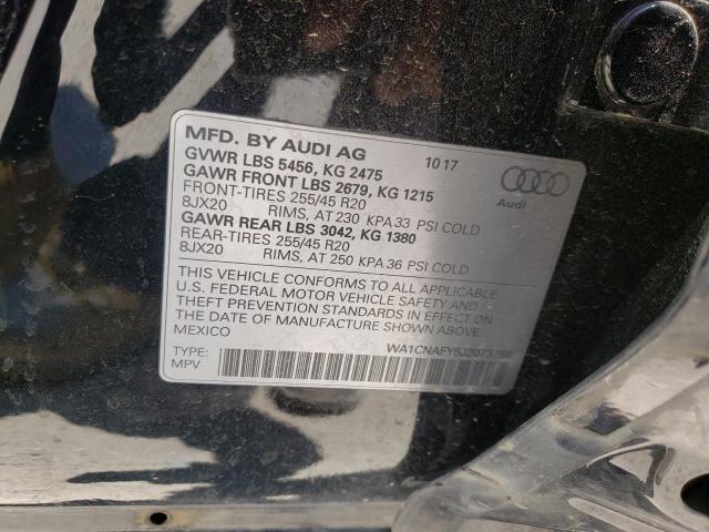 Photo 10 from auction – 2018 AUDI Q5 PRESTIG with VIN WA1CNAFY5J2073785