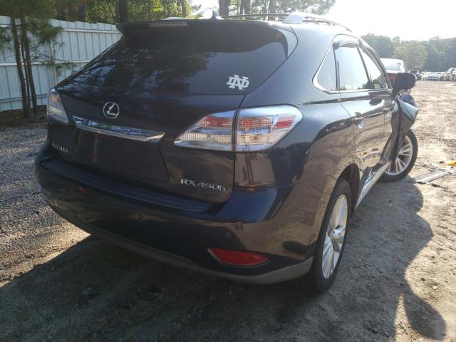 Photo 4 from auction – 2010 LEXUS RX 450 with VIN JTJBC1BA9A2011030