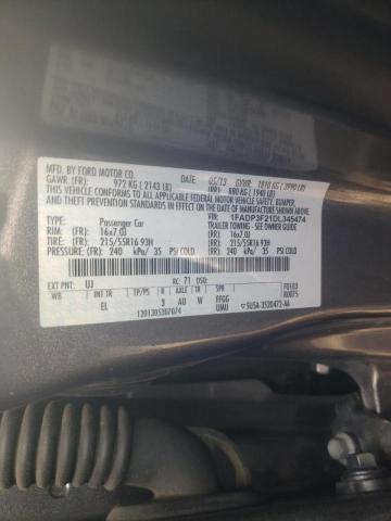 Photo 10 from auction – 2013 FORD FOCUS SE with VIN 1FADP3F21DL345474