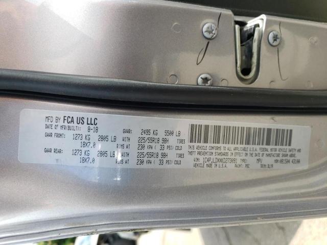 Photo 10 from auction – 2019 JEEP CHEROKEE L with VIN 1C4PJLDXXKD273091