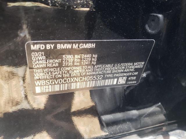 Photo 10 from auction – 2022 BMW M8 with VIN WBSGV0C0XNCH05532