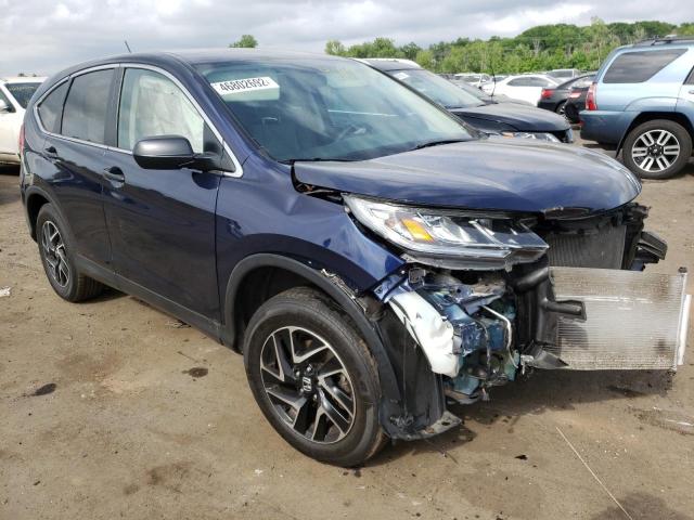HONDA CR-V SE 2016 with VIN 2HKRM4H45GH718621 - Photo from auction