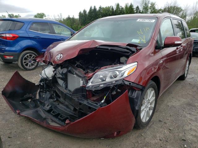 Photo 2 from auction – 2017 TOYOTA SIENNA XLE with VIN 5TDDZ3DC0HS180554