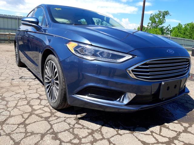 FORD FUSION SE 2018 with VIN 3FA6P0HD2JR135162 - Photo from auction