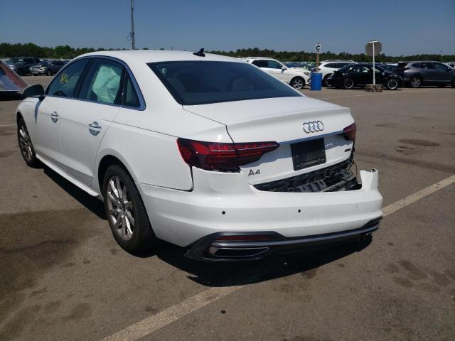 Photo 3 from auction – 2021 AUDI A4 PREMIUM with VIN WAUABAF43MA056915