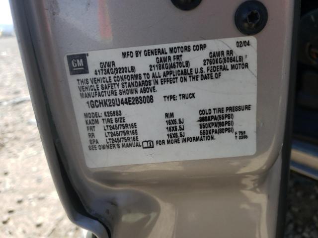 Photo 10 from auction – 2004 CHEVROLET SILVERADO with VIN 1GCHK29U44E283008