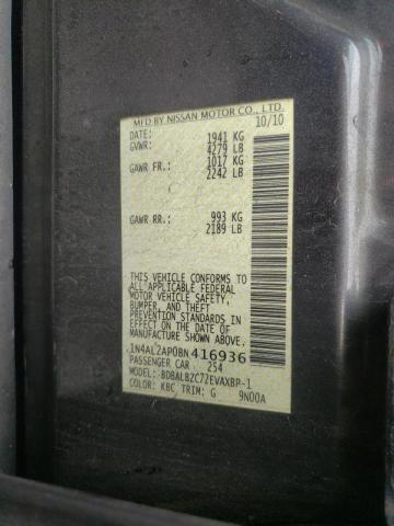 Photo 10 from auction – 2011 NISSAN ALTIMA BAS with VIN 1N4AL2AP0BN416936