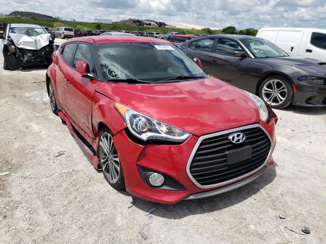 HYUNDAI VELOSTER T 2016 with VIN KMHTC6AE2GU283792 - Photo from auction