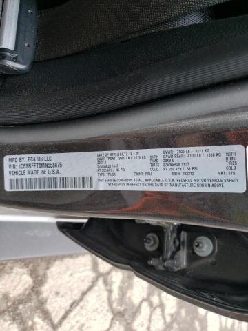 Photo 10 from auction – 2021 RAM 1500 BIG H with VIN 1C6SRFFT8MN558875