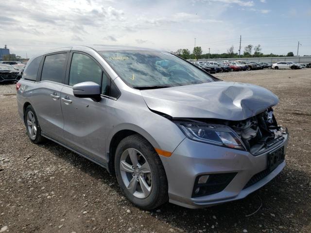 HONDA ODYSSEY EX 2018 with VIN 5FNRL6H73JB021575 - Photo from auction