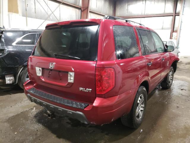 Photo 4 from auction – 2004 HONDA PILOT EX with VIN 2HKYF18444H567285