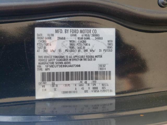 Photo 10 from auction – 2009 FORD EXPLORER X with VIN 1FMEU73E69UA07398