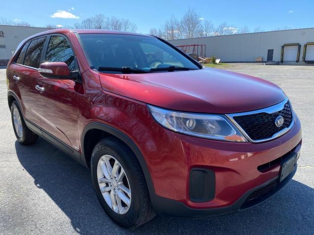 KIA SORENTO LX 2014 with VIN 5XYKTCA60EG475525 - Photo from auction