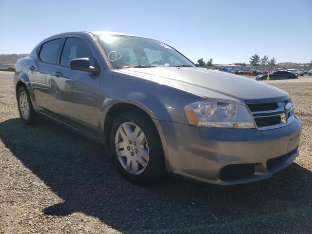 DODGE AVENGER SE 2012 with VIN 1C3CDZABXCN132278 - Photo from auction