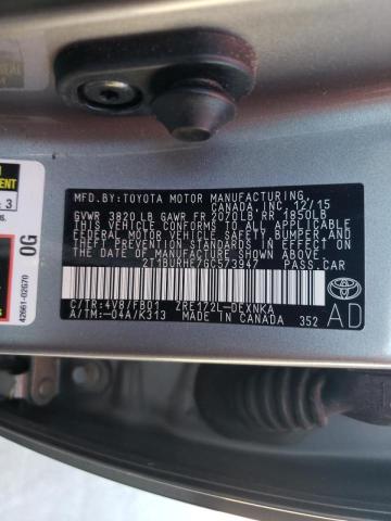 Photo 10 from auction – 2016 TOYOTA COROLLA L with VIN 2T1BURHE7GC573947