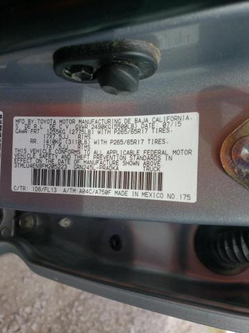 Photo 10 from auction – 2015 TOYOTA TACOMA DOU with VIN 3TMLU4EN9FM205223