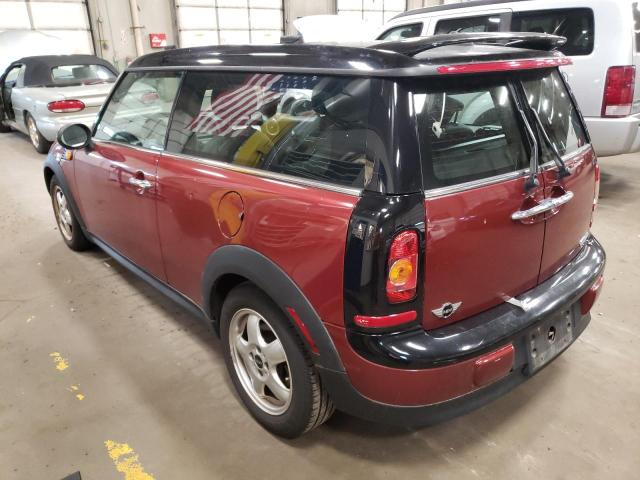 Photo 3 from auction – 2009 MINI COOPER CLU with VIN WMWML33539TX35646
