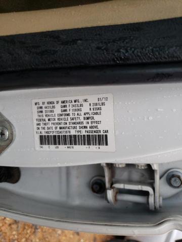 Photo 10 from auction – 2012 HONDA ACCORD EX with VIN 1HGCP2F72CA073976