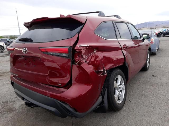 Photo 4 from auction – 2021 TOYOTA HIGHLANDER with VIN 5TDZZRAH7MS086934