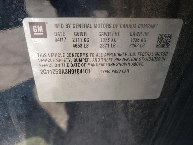 Photo 10 from auction – 2017 CHEVROLET IMPALA LS with VIN 2G11Z5SA3H9184101