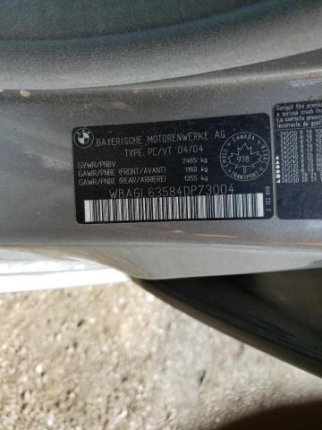 Photo 10 from auction – 2004 BMW 745 I with VIN WBAGL63584DP73004