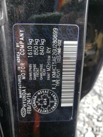 Photo 10 from auction – 2016 HYUNDAI ACCENT SE with VIN KMHCT5AE2GU280899