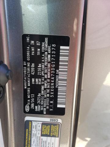 Photo 10 from auction – 2013 KIA OPTIMA EX with VIN 5XXGN4A73DG171378