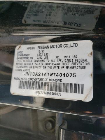 Photo 10 from auction – 1998 NISSAN MAXIMA GLE with VIN JN1CA21A1WT404075