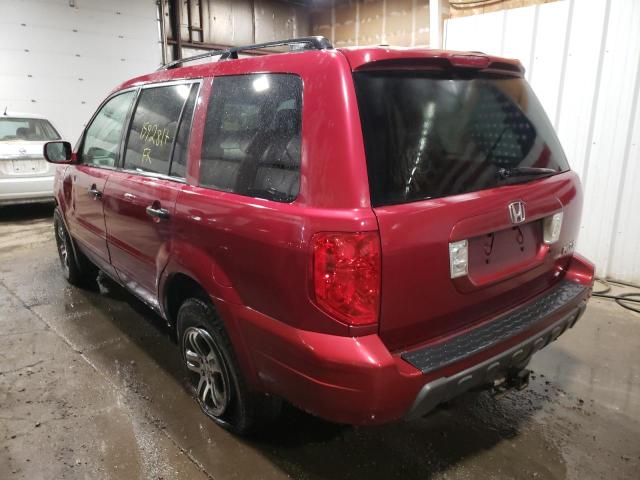 Photo 3 from auction – 2004 HONDA PILOT EX with VIN 2HKYF18444H567285