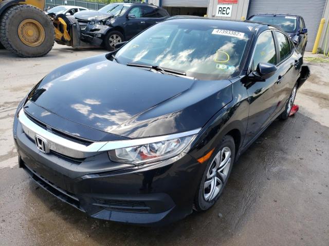 Photo 2 from auction – 2016 HONDA CIVIC LX with VIN 19XFC2F58GE235750