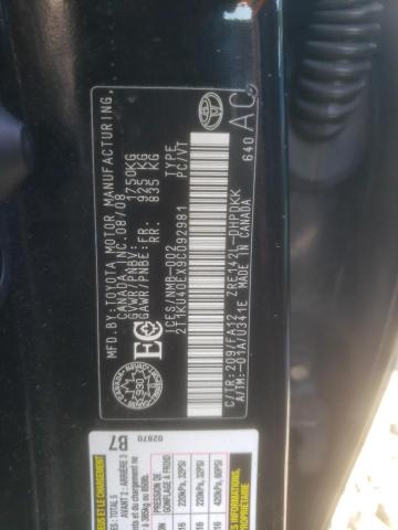 Photo 10 from auction – 2009 TOYOTA COROLLA MA with VIN 2T1KU40EX9C092981