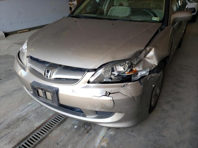 Photo 9 from auction – 2004 HONDA CIVIC EX with VIN 2HGES26724H540128