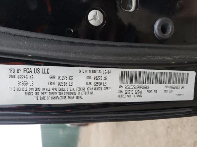 Photo 10 from auction – 2015 DODGE CHALLENGER with VIN 2C3CDZBG2FH736883