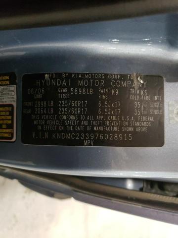 Zdjęcie 10 z aukcji – 2007 HYUNDAI ENTOURAGE z VIN KNDMC233976028915