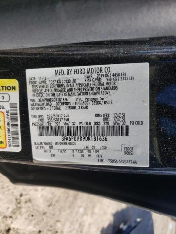 Photo 10 from auction – 2013 FORD FUSION SE with VIN 3FA6P0HR9DR181636