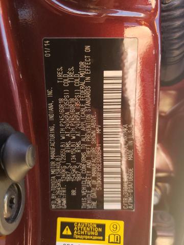 Photo 10 from auction – 2014 TOYOTA HIGHLANDER with VIN 5TDKKRFH5ES008541