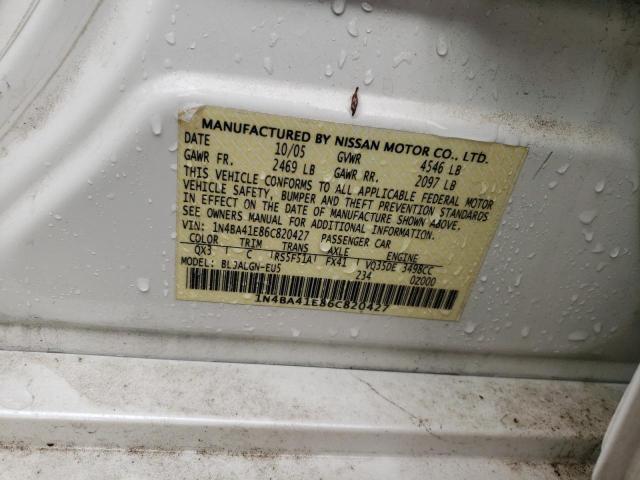 صورة رقم 10 من المزاد - 2006 NISSAN MAXIMA SE مع VIN 1N4BA41E86C820427