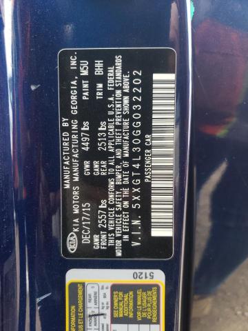 Photo 10 from auction – 2016 KIA OPTIMA LX with VIN 5XXGT4L30GG032202