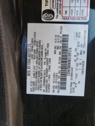 Photo 10 from auction – 2008 FORD MUSTANG with VIN 1ZVHT80N485109576