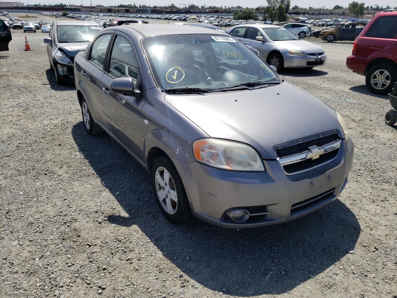 Photo 14 from auction – 2008 CHEVROLET AVEO BASE with VIN KL1TD566X8B163482