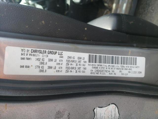 Photo 10 from auction – 2015 DODGE DURANGO LI with VIN 1C4RDHDG3FC702144