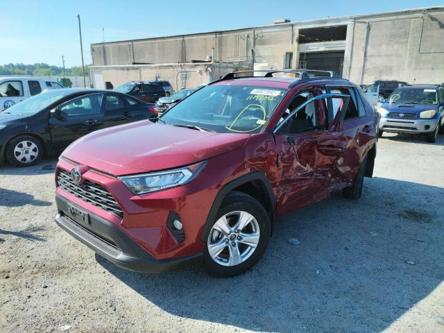 Photo 2 from auction – 2021 TOYOTA RAV4 XLE with VIN 2T3P1RFV8MW158932