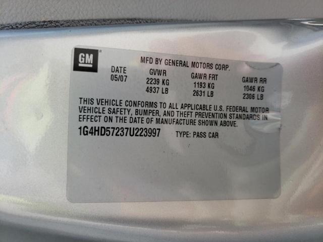 Photo 10 from auction – 2007 BUICK LUCERNE CX with VIN 1G4HD57237U223997