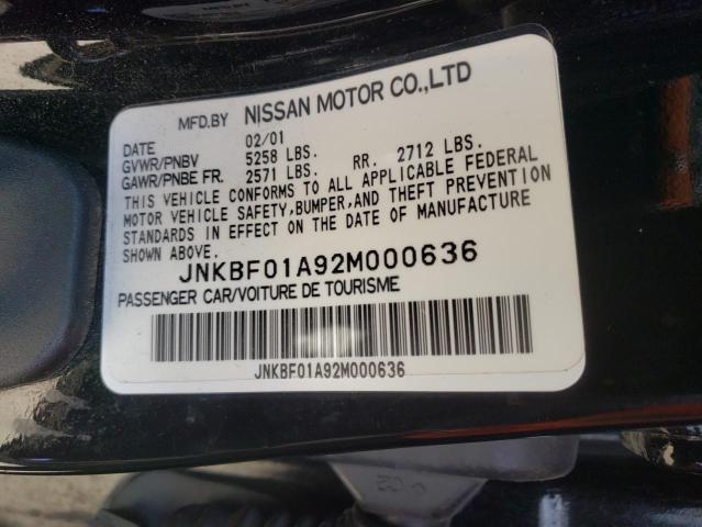 Photo 10 from auction – 2002 INFINITI Q45 with VIN JNKBF01A92M000636
