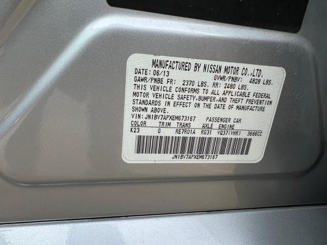 Photo 10 from auction – 2014 INFINITI Q50 BASE with VIN JN1BV7APXEM673167