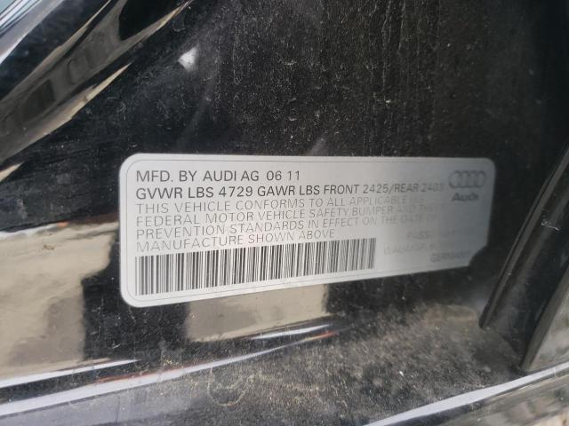 Photo 10 from auction – 2012 AUDI A4 PREMIUM with VIN WAUAFAFL8CN001329