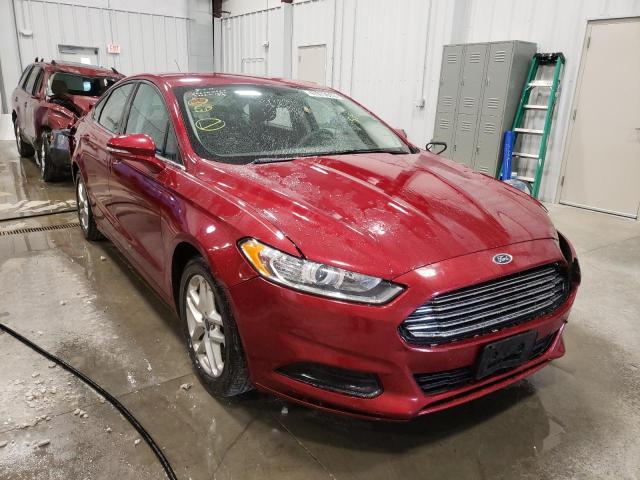 FORD FUSION SE 2013 with VIN 3FA6P0H72DR322707 - Photo from auction
