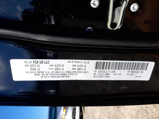 Photo 10 from auction – 2020 DODGE CHARGER SC with VIN 2C3CDXGJ1LH111606